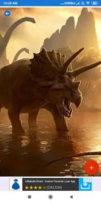 Dinosaur HD Wallpapers android App screenshot 1