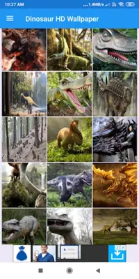 Dinosaur HD Wallpapers android App screenshot 3